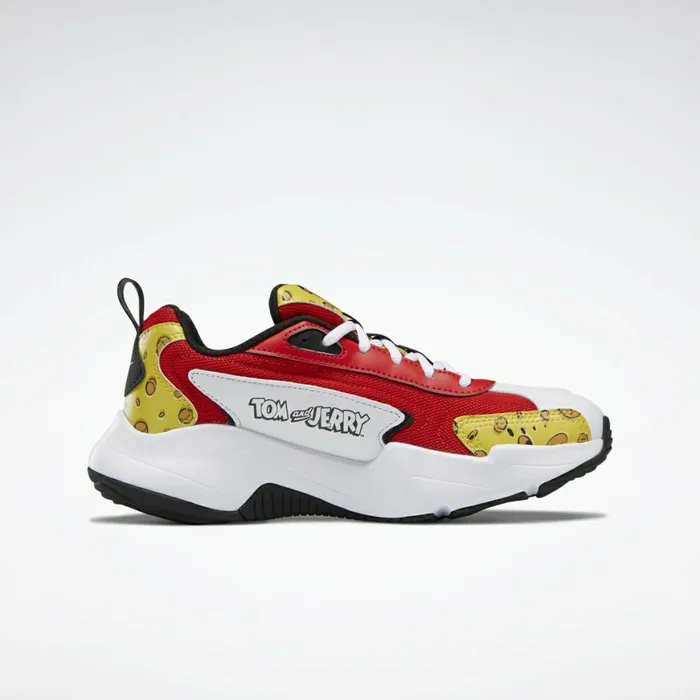 Casual Shoes Womens Reebok Tom And Jerry Vector Runner Shoes Motor Red White Black