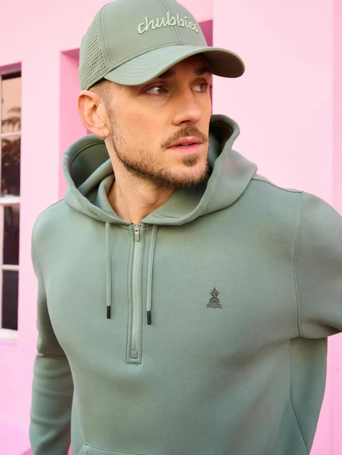 Chubbies Hoodies and Crewnecks Men The Forester Light Green