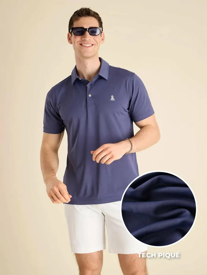 Chubbies Polos Men The Approach Navy