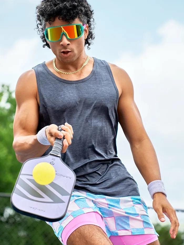 Chubbies Tees and Tanks Men The Ember Heathered Charcoal