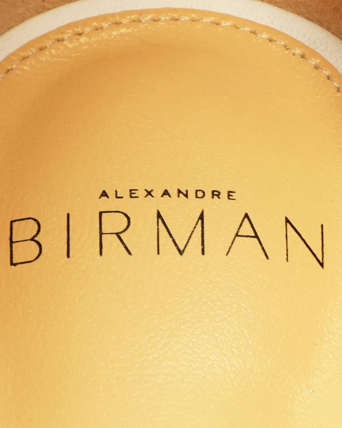 Clarita Flat Sandal In Nappa Leather Alexandre Birman White Women Alexandre Birman Flats