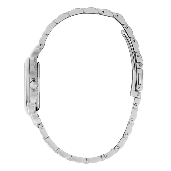 Classic Watches Women Olivia Burton 28mm Grosvenor Blue and Silver Bracelet Watch