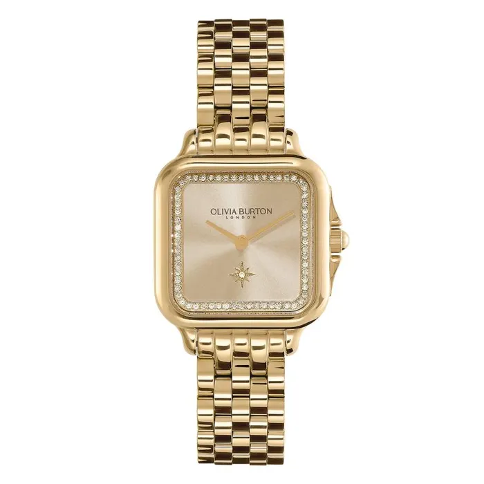 Classic Watches Women Olivia Burton 28mm Grosvenor Gold Bracelet Watch