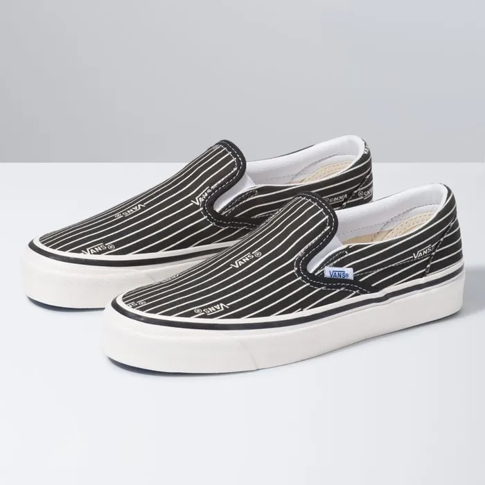 Classics Shoes MenWomen Vans Anaheim Factory Classic SlipOn 98 DX Og Stripesog Black Classics Shoes MenWomen Vans Anaheim Factory Classic SlipOn 98 DX Og Stripesog Black