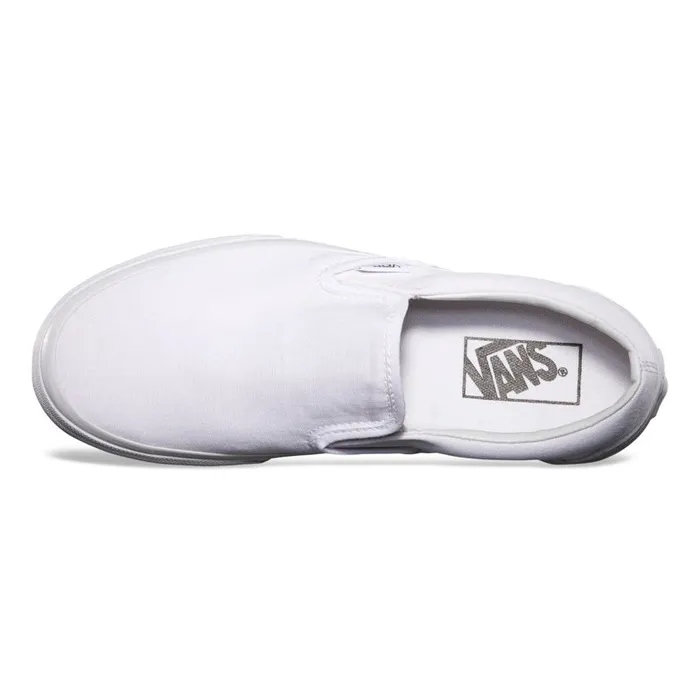 Classics Shoes MenWomen Vans SlipOn True White