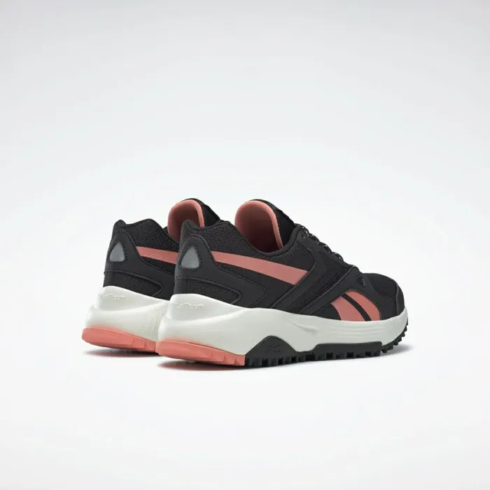 Comfortable Shoes Womens Reebok Lavante Terrain Running Shoes Core Black Ceramic Pink Twisted Coral