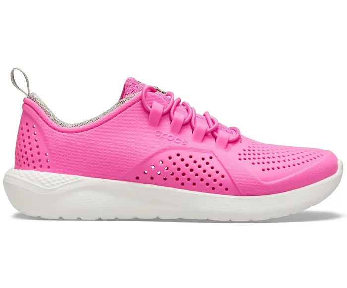 Crocs Sneakers Kids LiteRide Pacer Electric Pink White 8211 GirlsBoys