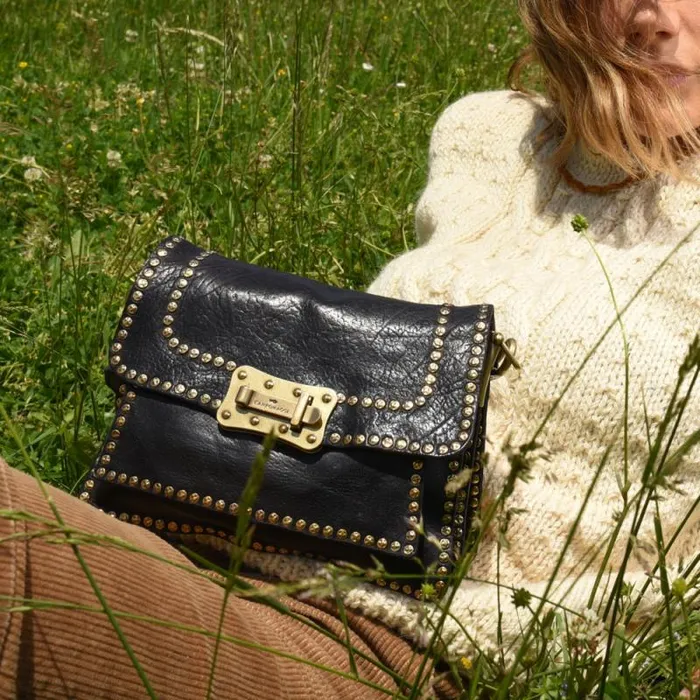 Crossbody Bags Women Campomaggi Agnese Black Crossbody Bags Women Campomaggi Agnese Black
