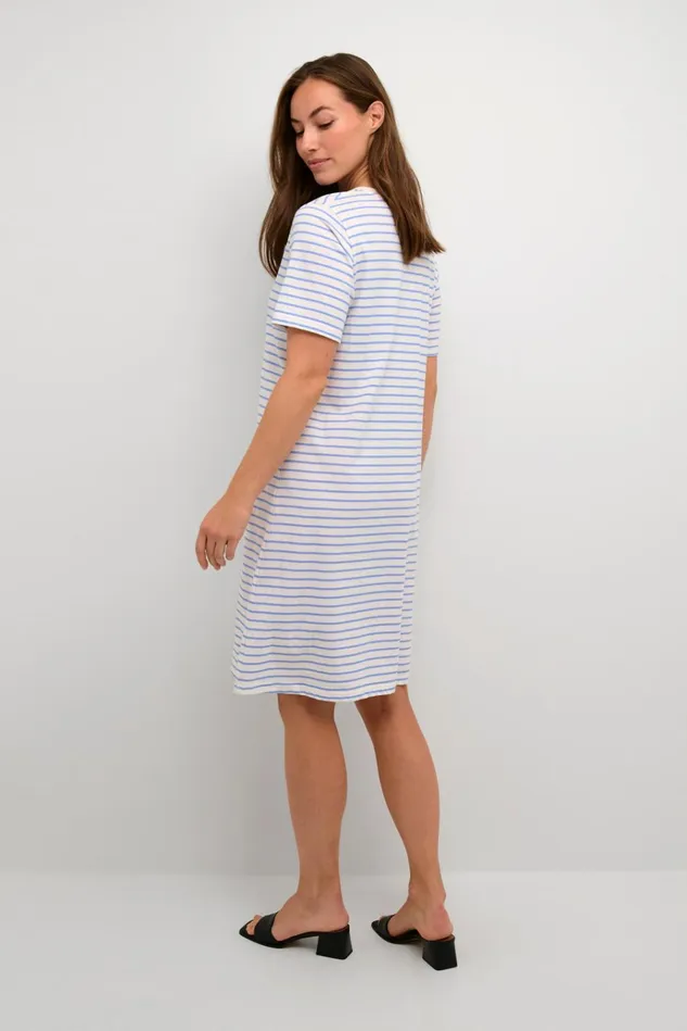 CULTURE Dresses CUdeia Dress Whiteblue Stripe 8211 Women