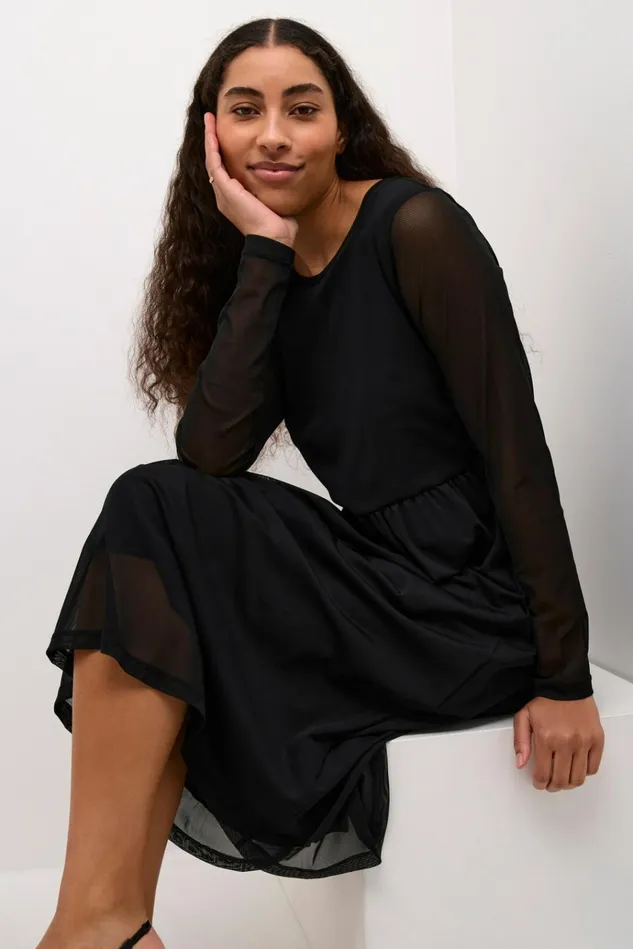 CULTURE Dresses CUmelida Mesh Dress Black 8211 Women