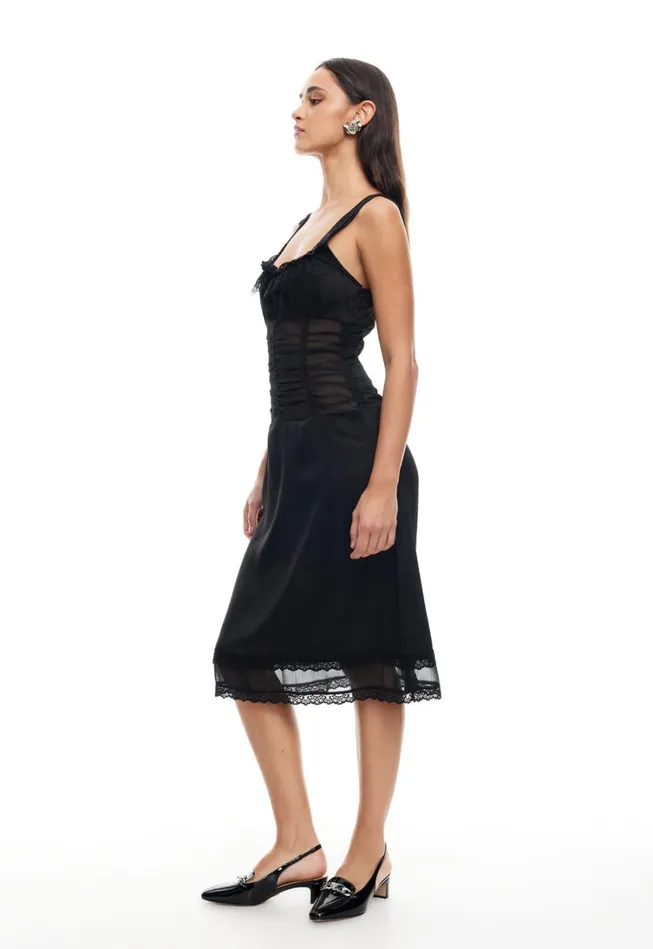 Dresses Women Lioness Fashion KENDALL MIDI Onyx