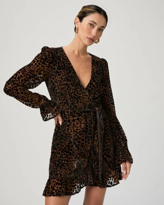 Dresses Women PAIGE Ysabel Dress 8211 Landslide Multi Velvet Dresses Women PAIGE Ysabel Dress 8211 Landslide Multi Velvet