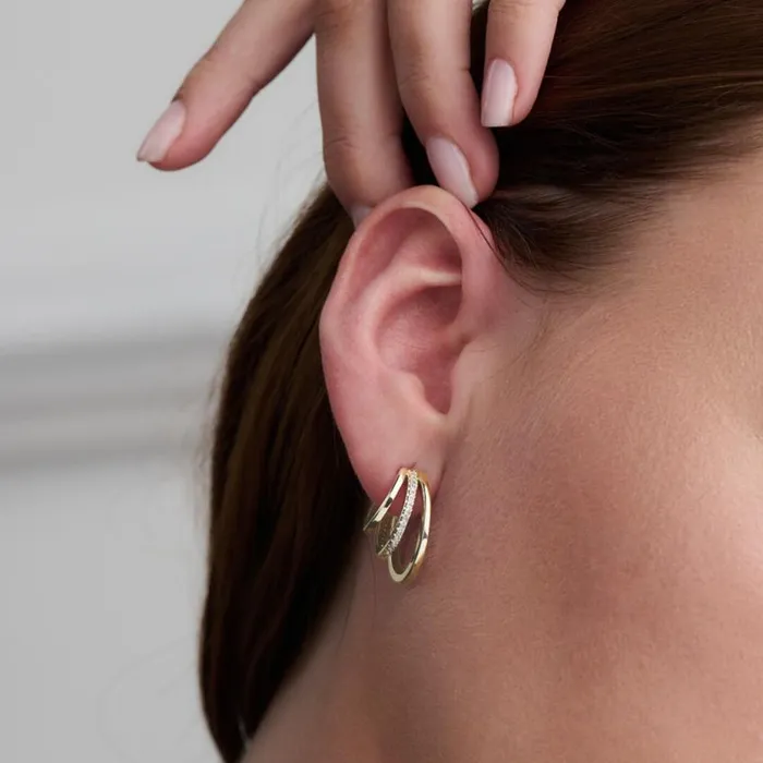 Earrings Women Olivia Burton Gold Multi Hoop Earrings