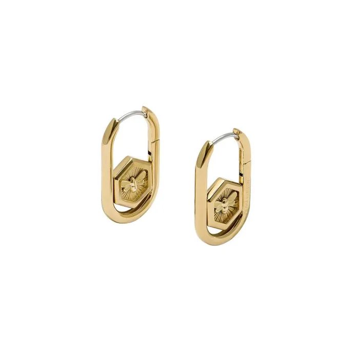 Earrings Women Olivia Burton Minima Bee Gold Hoop Earrings