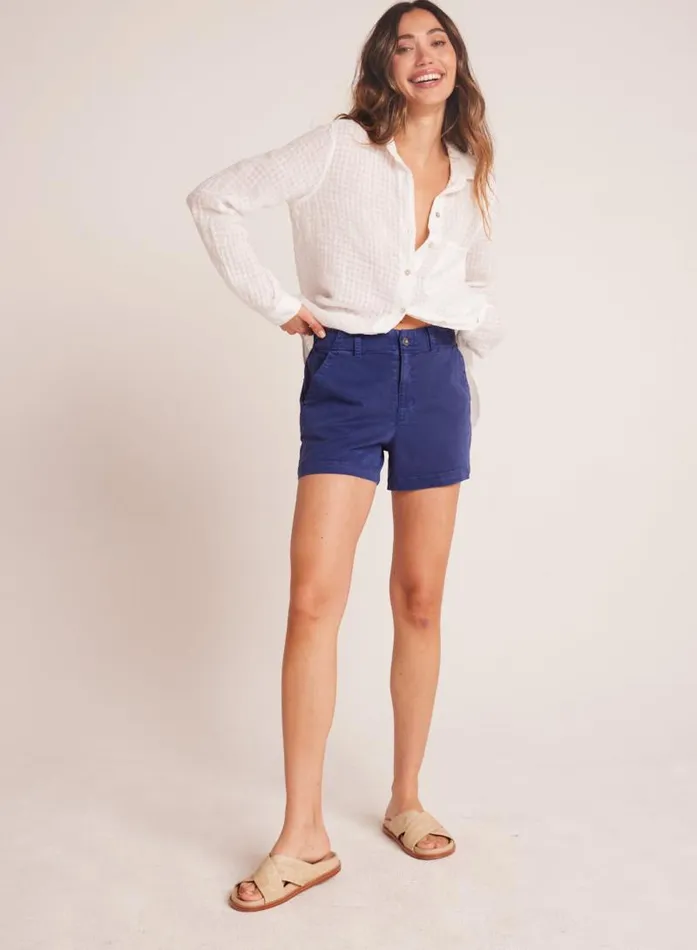 Elle Playa Trouser Short 8211 Tropical Navy Women Bella Dahl Shorts
