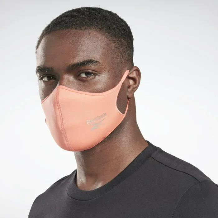 Face Covers Womens Reebok Face Cover ML 3Pack Black Twisted Coral Digital Glow Face Covers Womens Reebok Face Cover ML 3Pack Black Twisted Coral Digital Glow
