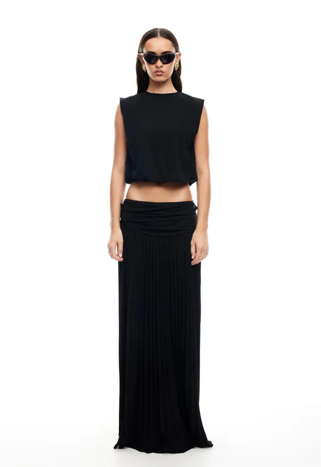 Field Of Dreams Women Lioness Fashion FIELD OF DREAMS MAXI SKIRT Onyx Field Of Dreams Women Lioness Fashion FIELD OF DREAMS MAXI SKIRT Onyx