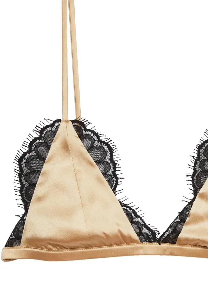 Fleur Du Mal Bras Women Cherie Lace Triangle Bra Bubbly Fleur Du Mal Bras Women Cherie Lace Triangle Bra Bubbly