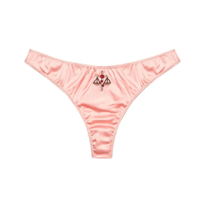 Fleur Du Mal Panties and Garters Women Libra Zodiac Thong Libra