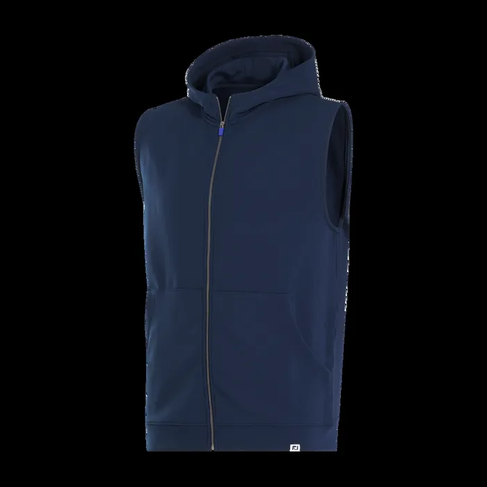 FootJoy Base MidLayers Men FullZip Hoodie Vest Navy FootJoy Base MidLayers Men FullZip Hoodie Vest Navy