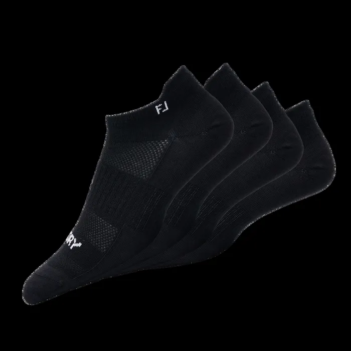 FootJoy Socks Women ProDry Lightweight Roll Tab 2Pack Black