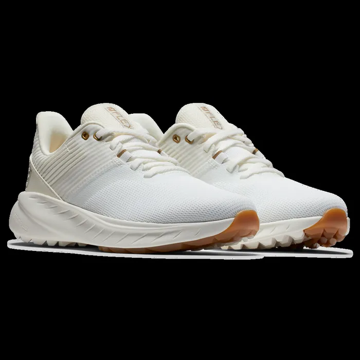 FootJoy Spikeless Women Flex White Beige FootJoy Spikeless Women Flex White Beige