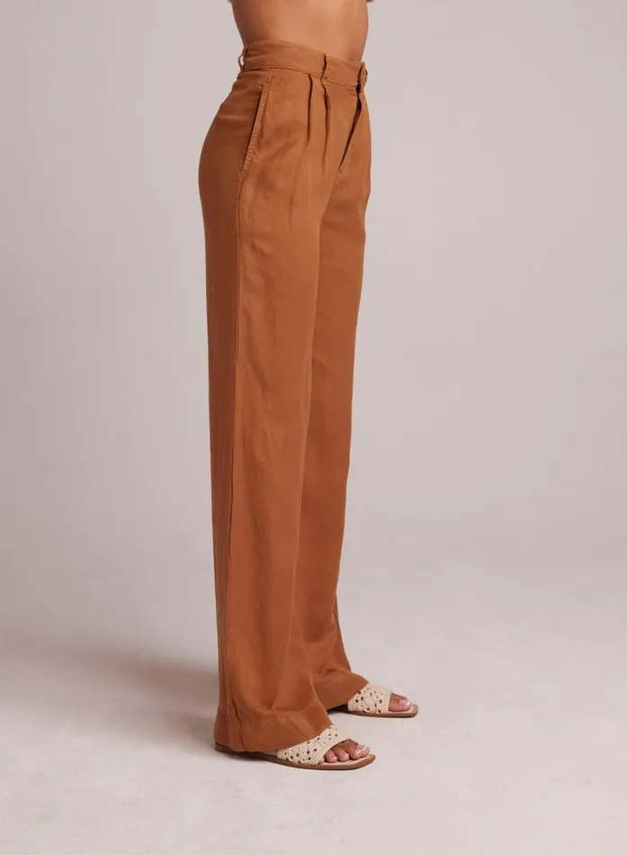 Greta Pleated Wide Leg Trouser 8211 Golden Henna Women Bella Dahl Pants Greta Pleated Wide Leg Trouser 8211 Golden Henna Women Bella Dahl Pants