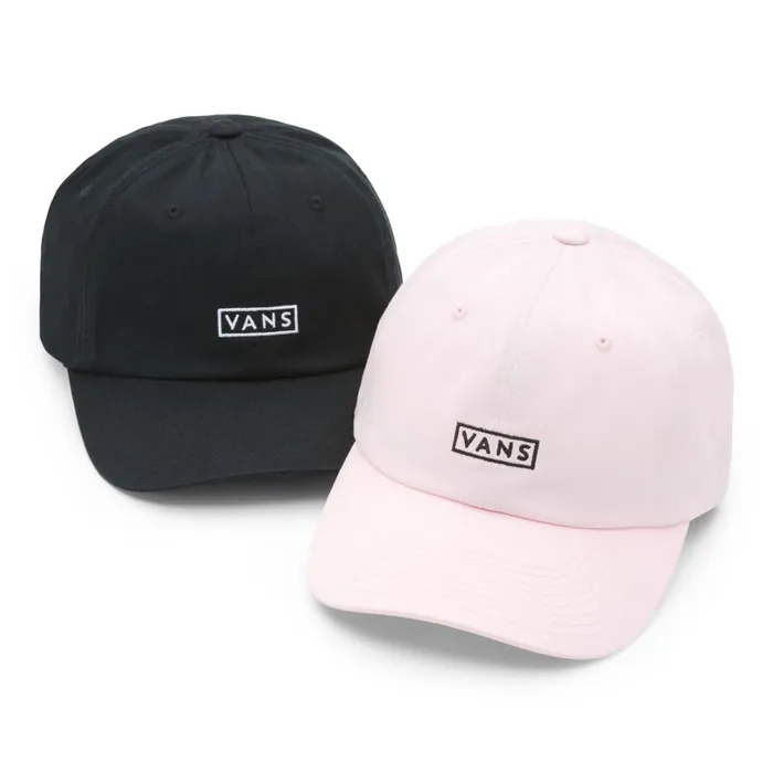Hats and Beanies Men Vans Curved Bill Jockey Hat Vans Cool Pink