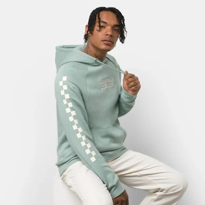 Hoodies and Jackets Men Vans Versa Pullover Hoodie Blue Surf