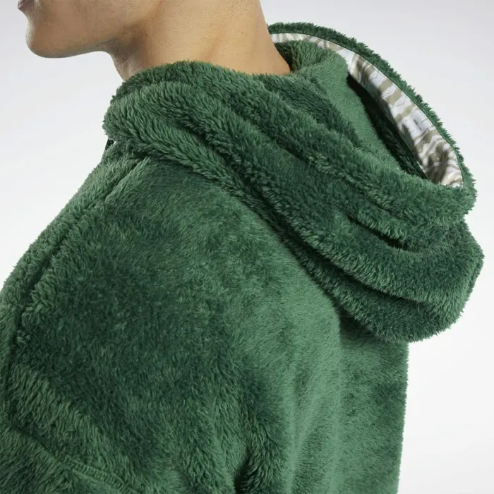 Hoodies and Sweatshirts Mens Reebok Classics Winter Escape Hoodie Utility Green