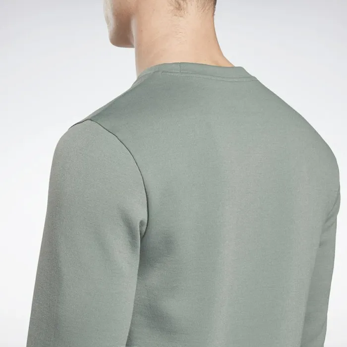 Hoodies and Sweatshirts Mens Reebok MYT Crew Sweatshirt Harmony Green