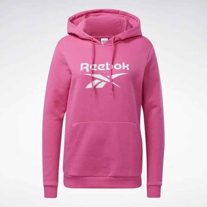 Hoodies and Sweatshirts Womens Reebok Classics Big Logo Hoodie Proud Pink