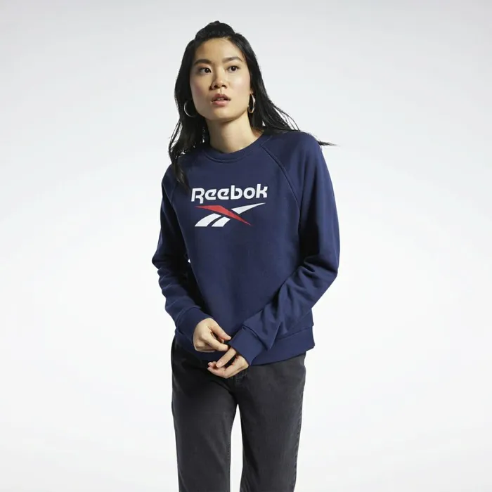 Hoodies and Sweatshirts Womens Reebok Classics Big Vector Crew Sweatshirt Vector Navy Hoodies and Sweatshirts Womens Reebok Classics Big Vector Crew Sweatshirt Vector Navy