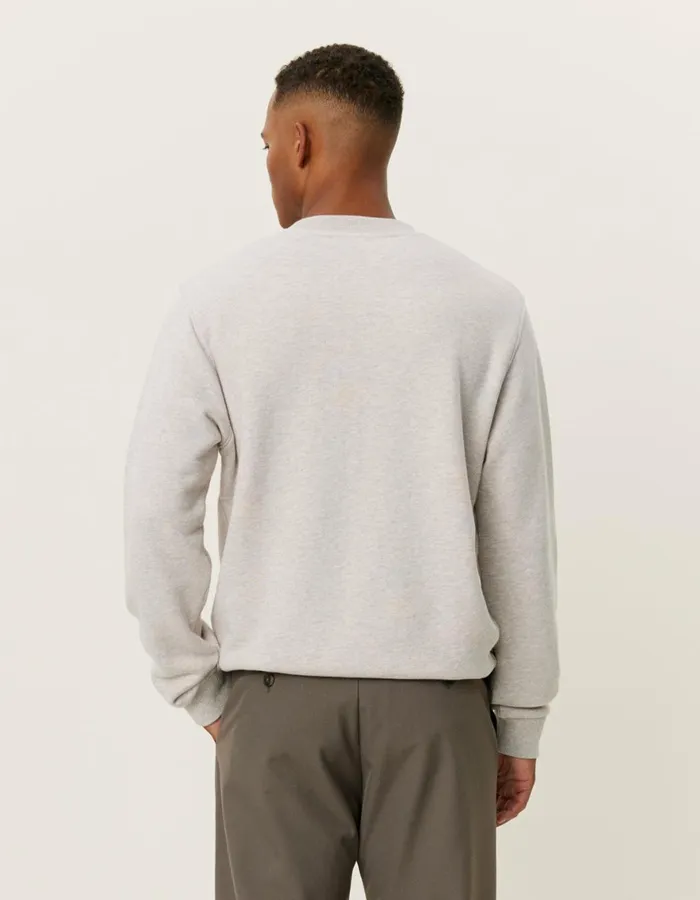 HoodiesSweatshirts Men Les Deux Ivy League Sweatshirt 8211 Oatmeal Mlange