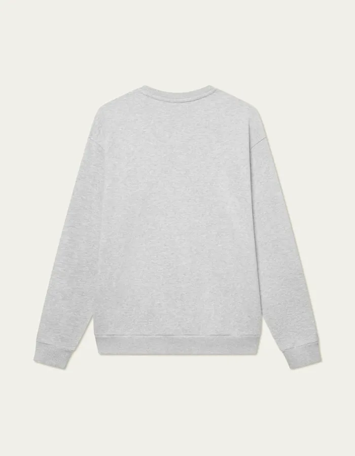 HoodiesSweatshirts Men Les Deux Libert Sweatshirt 8211 Snow Melange