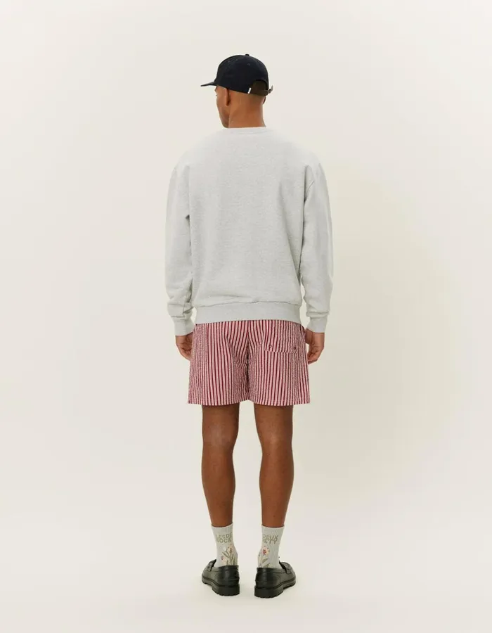HoodiesSweatshirts Men Les Deux Libert Sweatshirt 8211 Snow Melange