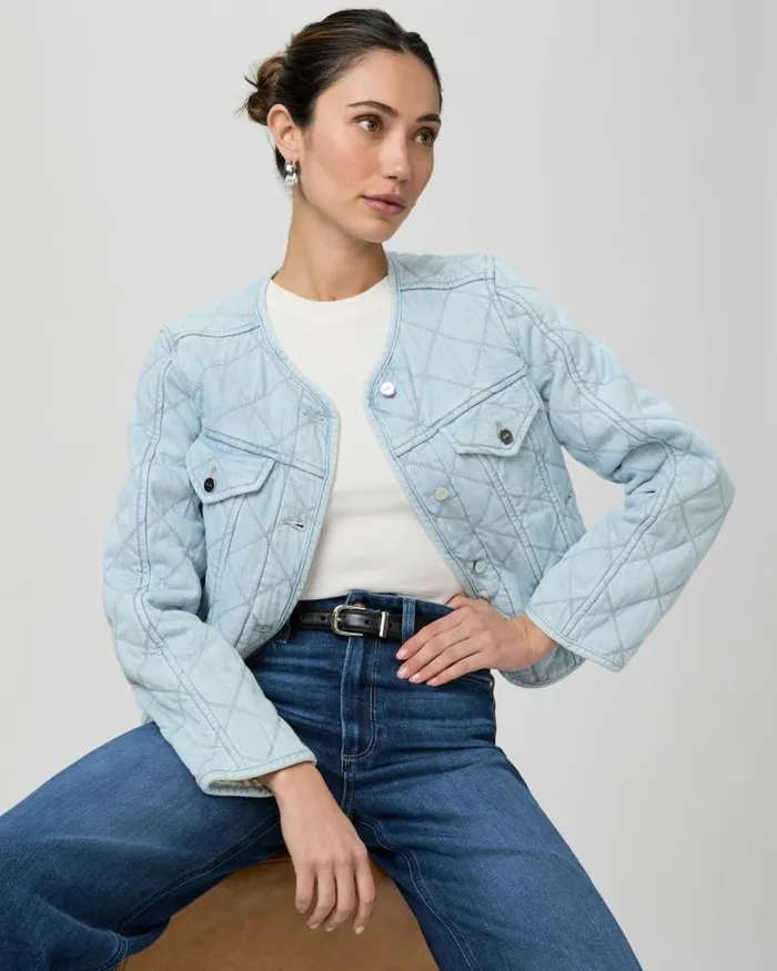 Jackets and Coats Women PAIGE Jayla Cropped Quilted Jacket 8211 Aella Jackets and Coats Women PAIGE Jayla Cropped Quilted Jacket 8211 Aella