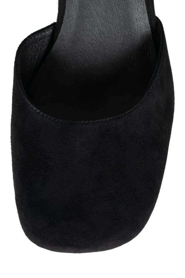 Jeffrey Campbell HARMONIA Black Suede Women Pump
