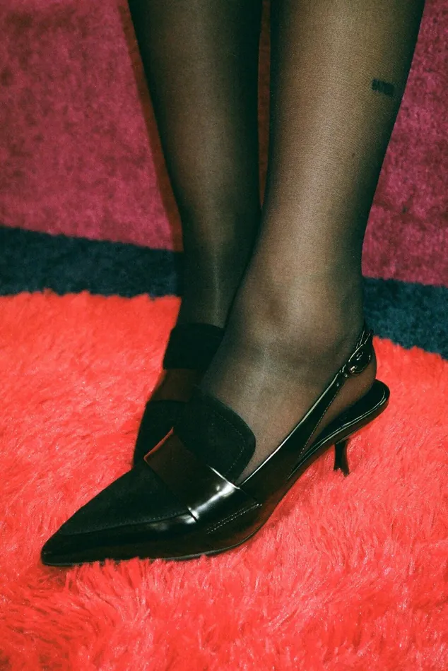 Jeffrey Campbell LITERATURE Black White Box Women Pump