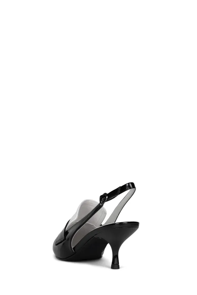 Jeffrey Campbell LITERATURE Black White Box Women Pump