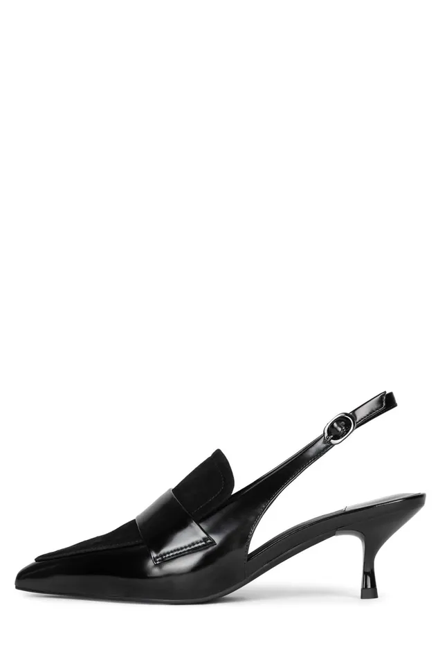 Jeffrey Campbell LITERATURE Black White Box Women Pump