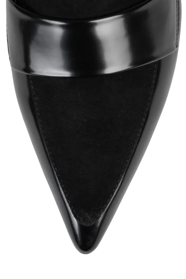 Jeffrey Campbell LITERATURE Black White Box Women Pump