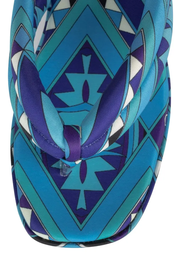 Jeffrey Campbell LUAU Fuchsia Multi Print Women Sandal