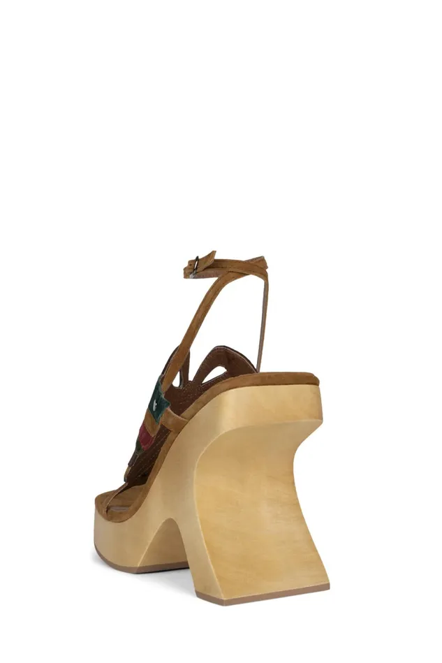 Jeffrey Campbell MORPHO Pink Lilac Suede Multi Women Sandal