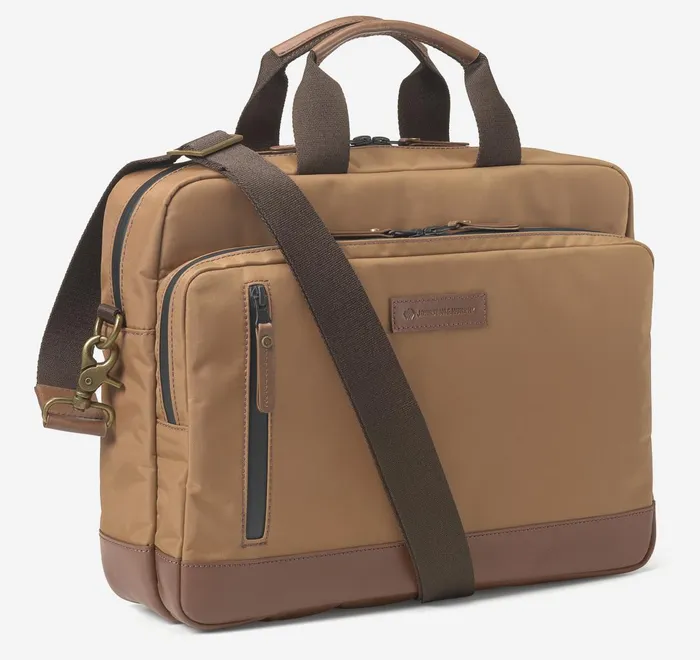 JohnstonandMurphy Backpacks and Briefcases Hudson Waterproof Briefcase Cognac 8211 Men JohnstonandMurphy Backpacks and Briefcases Hudson Waterproof Briefcase Cognac 8211 Men