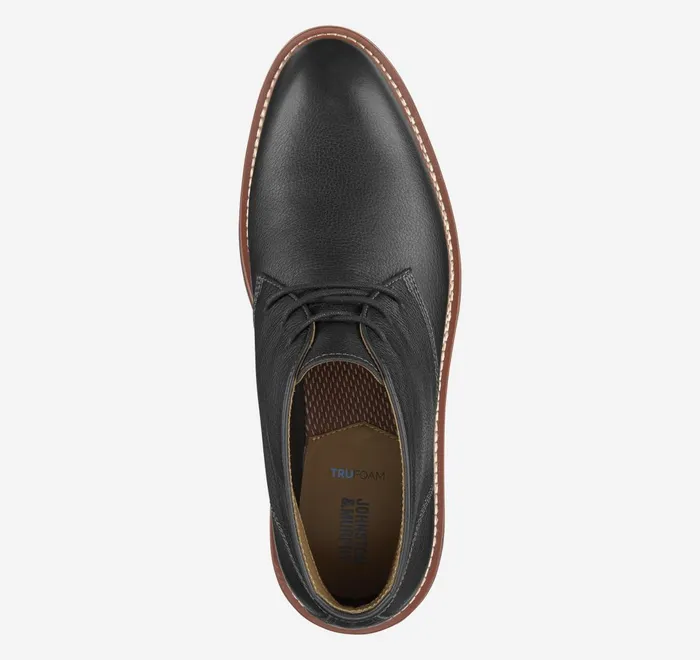 JohnstonandMurphy Boots Upton Chukka Black Full Grain 8211 Men JohnstonandMurphy Boots Upton Chukka Black Full Grain 8211 Men