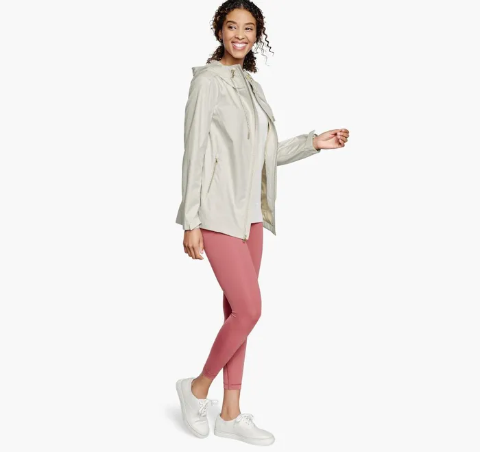 JohnstonandMurphy Coats Jackets and Vests Hooded Anorak Neutral Multi 8211 Women JohnstonandMurphy Coats Jackets and Vests Hooded Anorak Neutral Multi 8211 Women