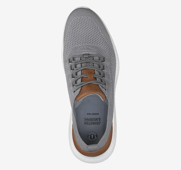 JohnstonandMurphy Sneakers Amherst Knit UThroat Gray Knit 8211 Men JohnstonandMurphy Sneakers Amherst Knit UThroat Gray Knit 8211 Men