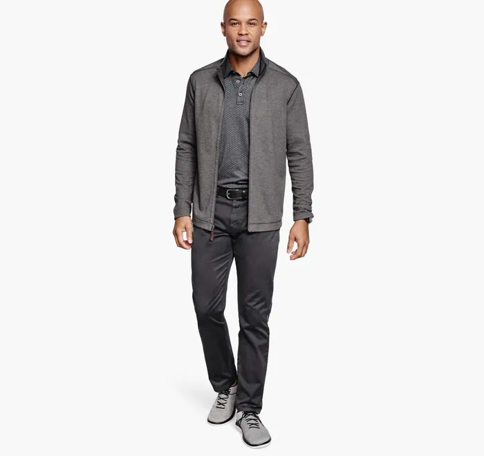 JohnstonandMurphy Sweaters and Knits Reversible FullZip Charcoalblack 8211 Men JohnstonandMurphy Sweaters and Knits Reversible FullZip Charcoalblack 8211 Men