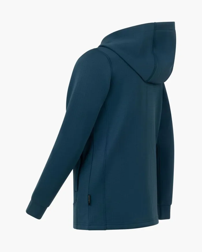 Junior Cruyff Sweats and Hoodies Vital Zip Through Teal Junior Cruyff Sweats and Hoodies Vital Zip Through Teal